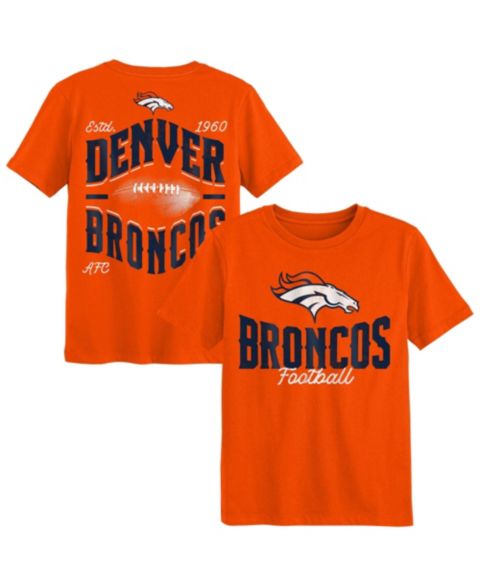 Футболка Outerstuff Denver Broncos Top Pick Distressed Crewneck для мальчиков-малышей