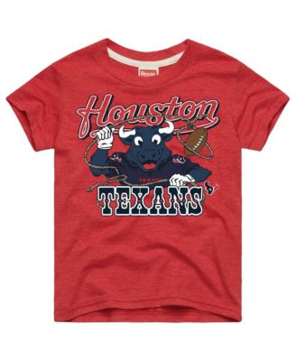 Boys' and Girls' 4-16 Houston Texans Toro Lasso Tri-Blend Screen-Print Graphic T-Shirt