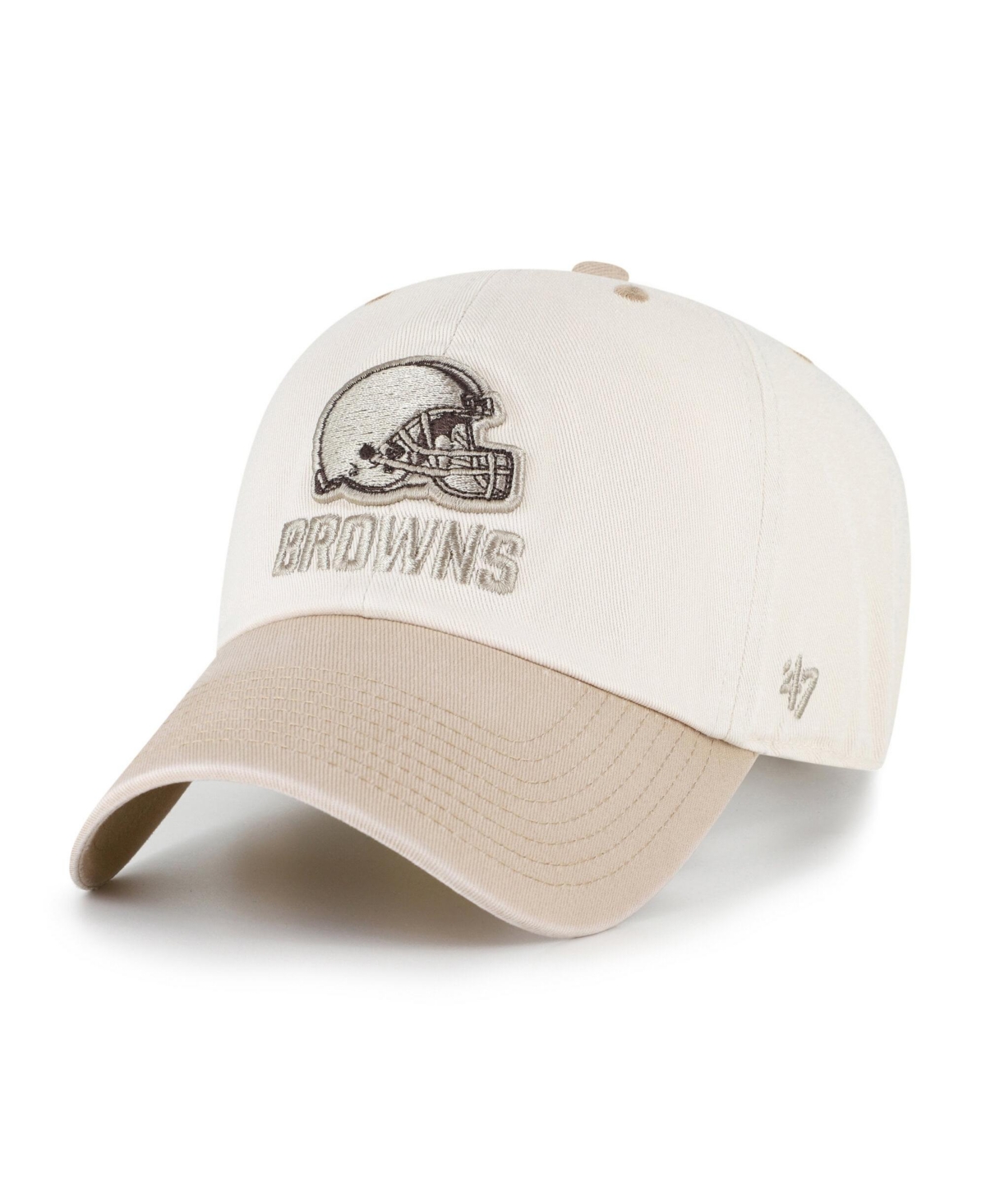 '47 Brand Men's Cleveland Browns Clean Up Neutral Terrain Adjustable Low-Crown Baseball Cap