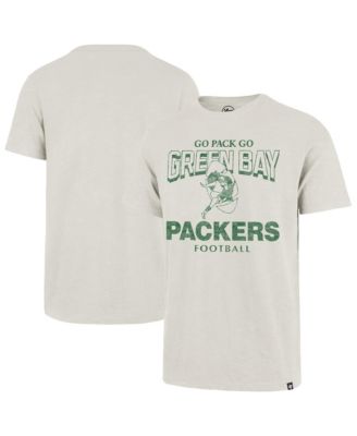 Men's Natural Green Bay Packers Head On Scrum Slub T-Shirt