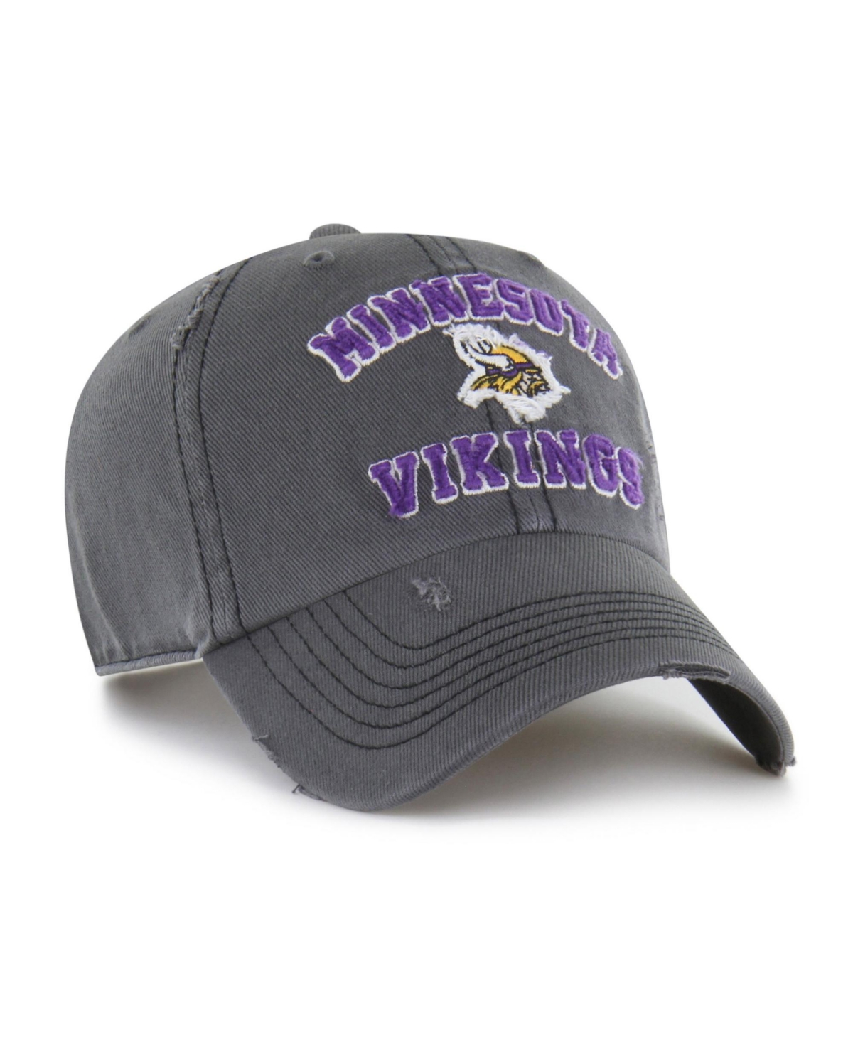 '47 Brand Minnesota Vikings Distressed Low Crown Seymoore Clean Up Adjustable Hat