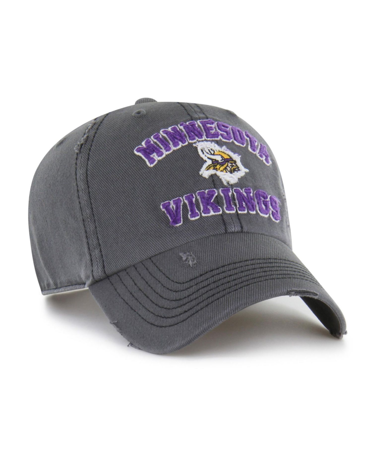 Minnesota Vikings Distressed Low Crown Seymoore Clean Up Adjustable Hat