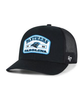 Men's Black Carolina Panthers Roadway Adjustable Trucker Hat