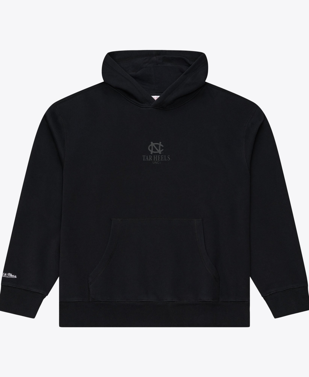 Mitchell & Ness Men's Black North Carolina Tar Heels Monochrome Icon Fleece Hoodie