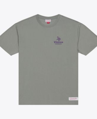 Men's Gray Minnesota Vikings Core Essentials Micro Logo T-Shirt