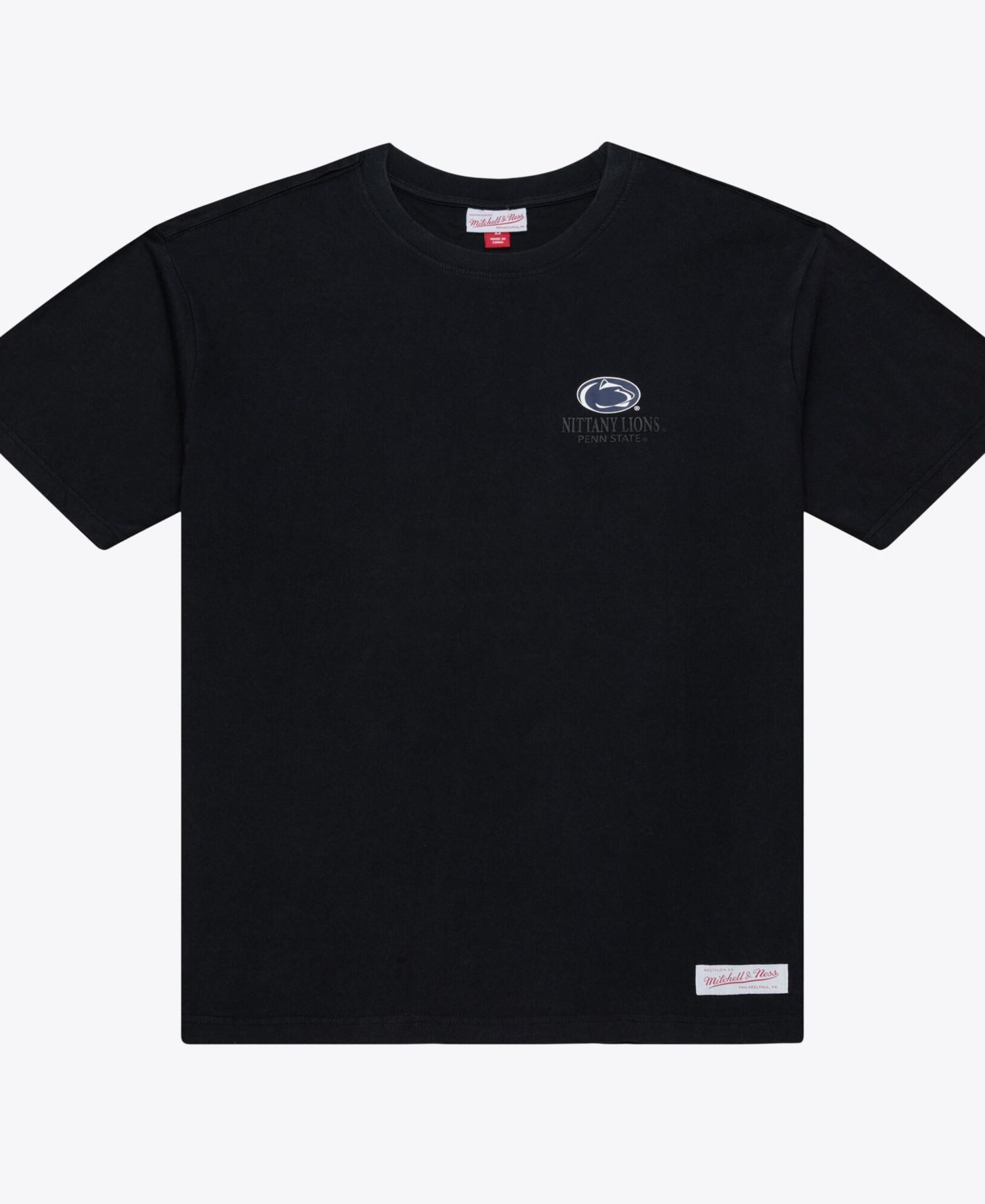 Men's Black Penn State Nittany Lions Monochrome Icon T-Shirt