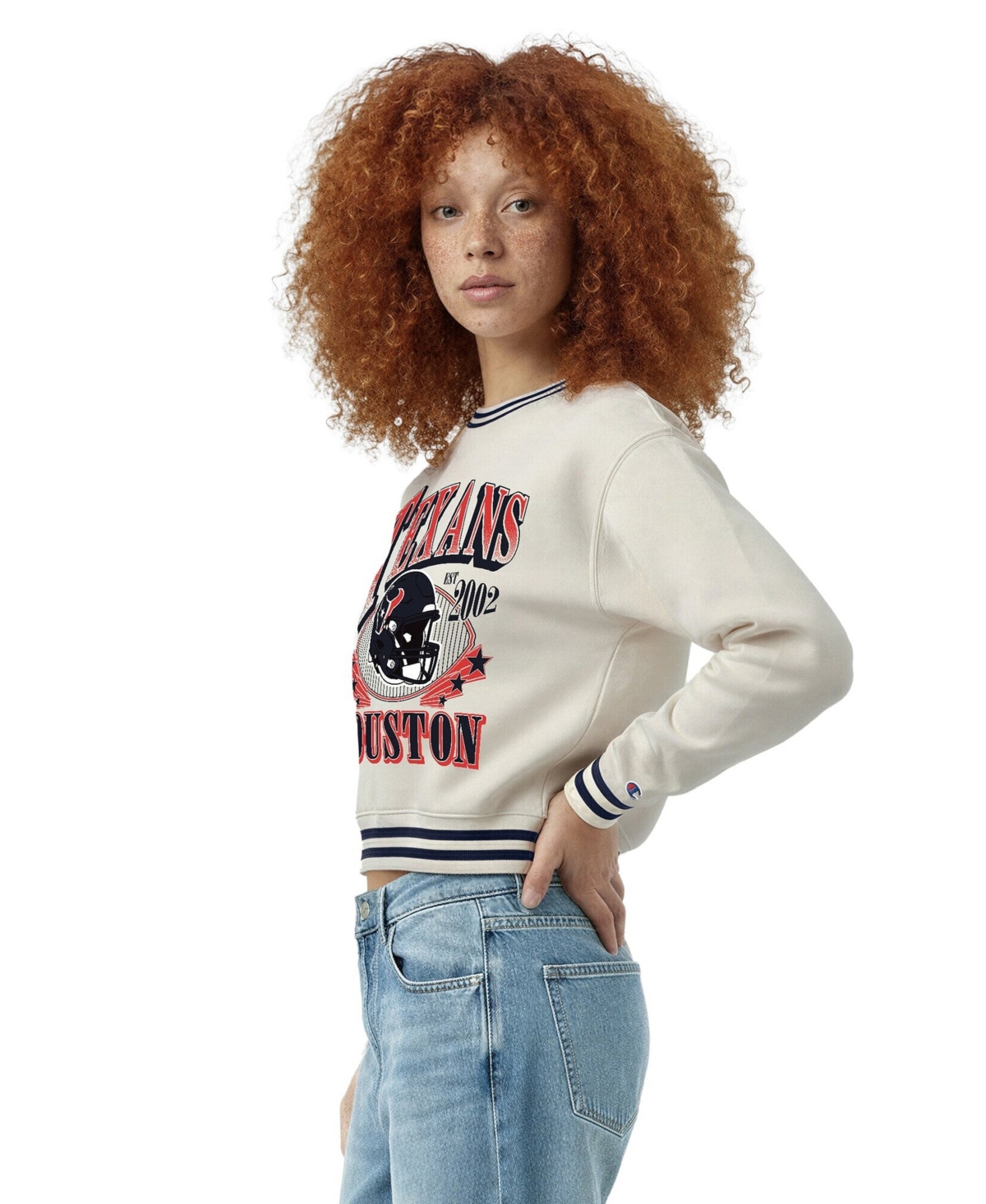 Champion Women's Seattle Seahawks Reverse Weave Crewneck Sweatshirt