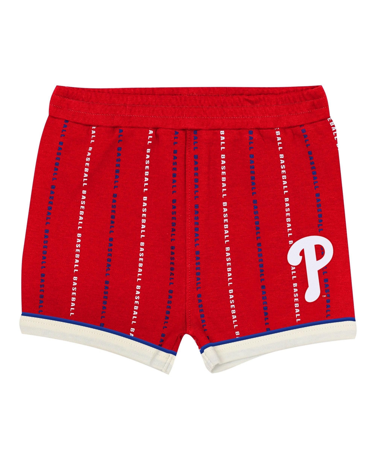 Outerstuff Baby Boys' and Girls' Lead Run Diaper Cover Short-Sleeve Bodysuit Shorts Set
