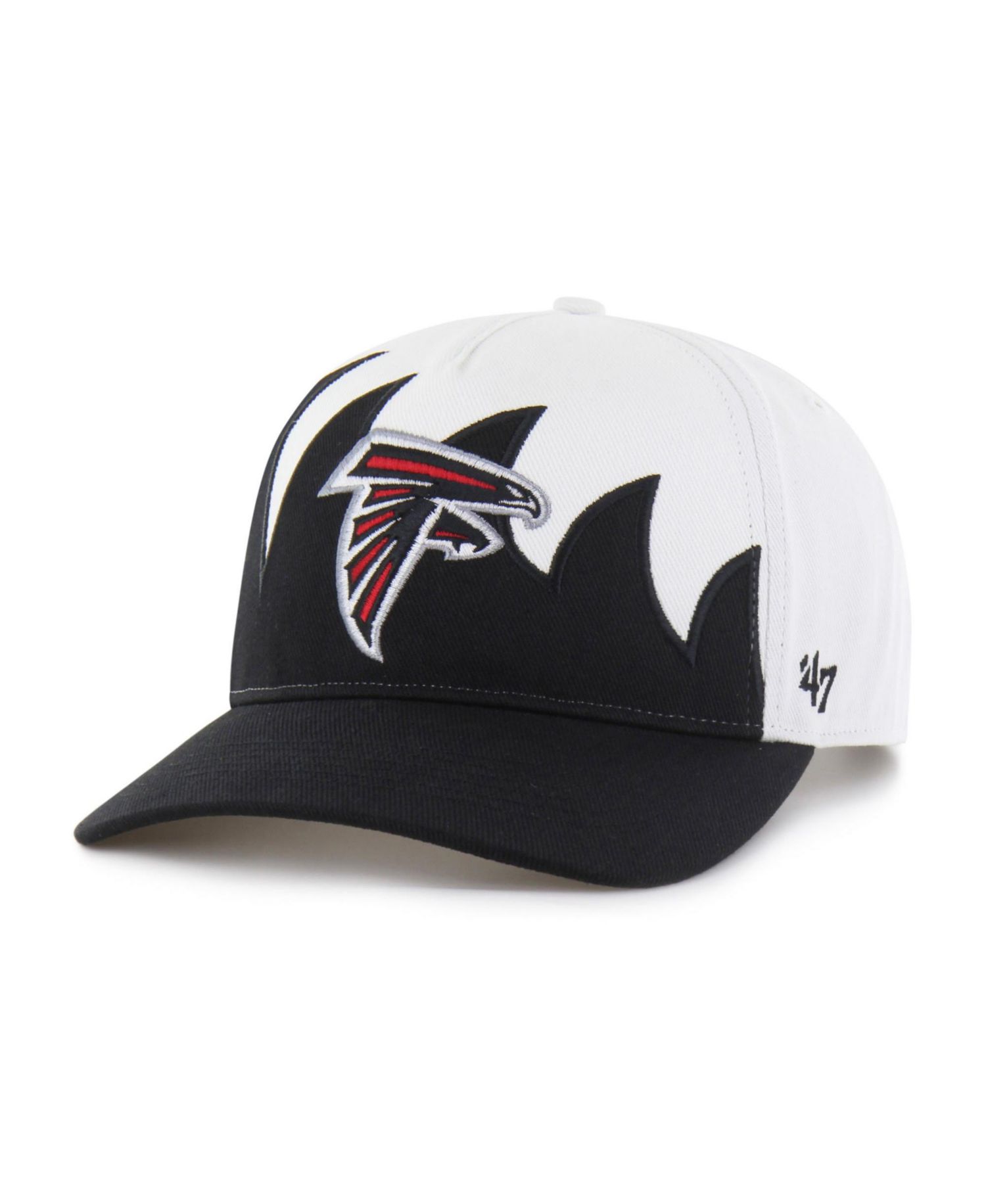 Men's White Atlanta Falcons Jagged Hitch Adjustable Hat