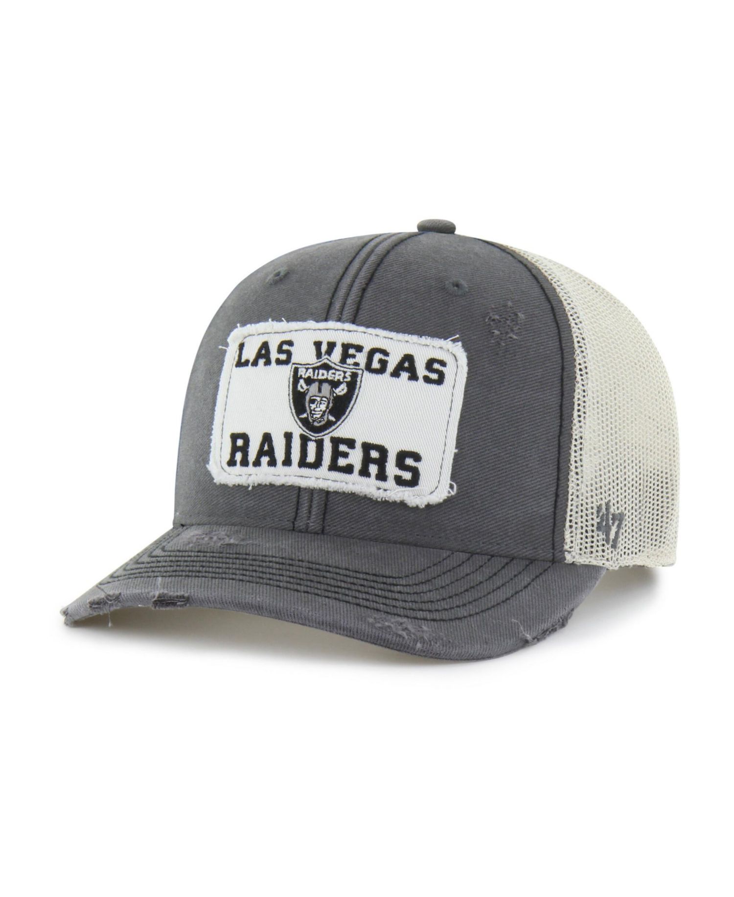 Men's Las Vegas Raiders Egremont Adjustable Trucker Hat