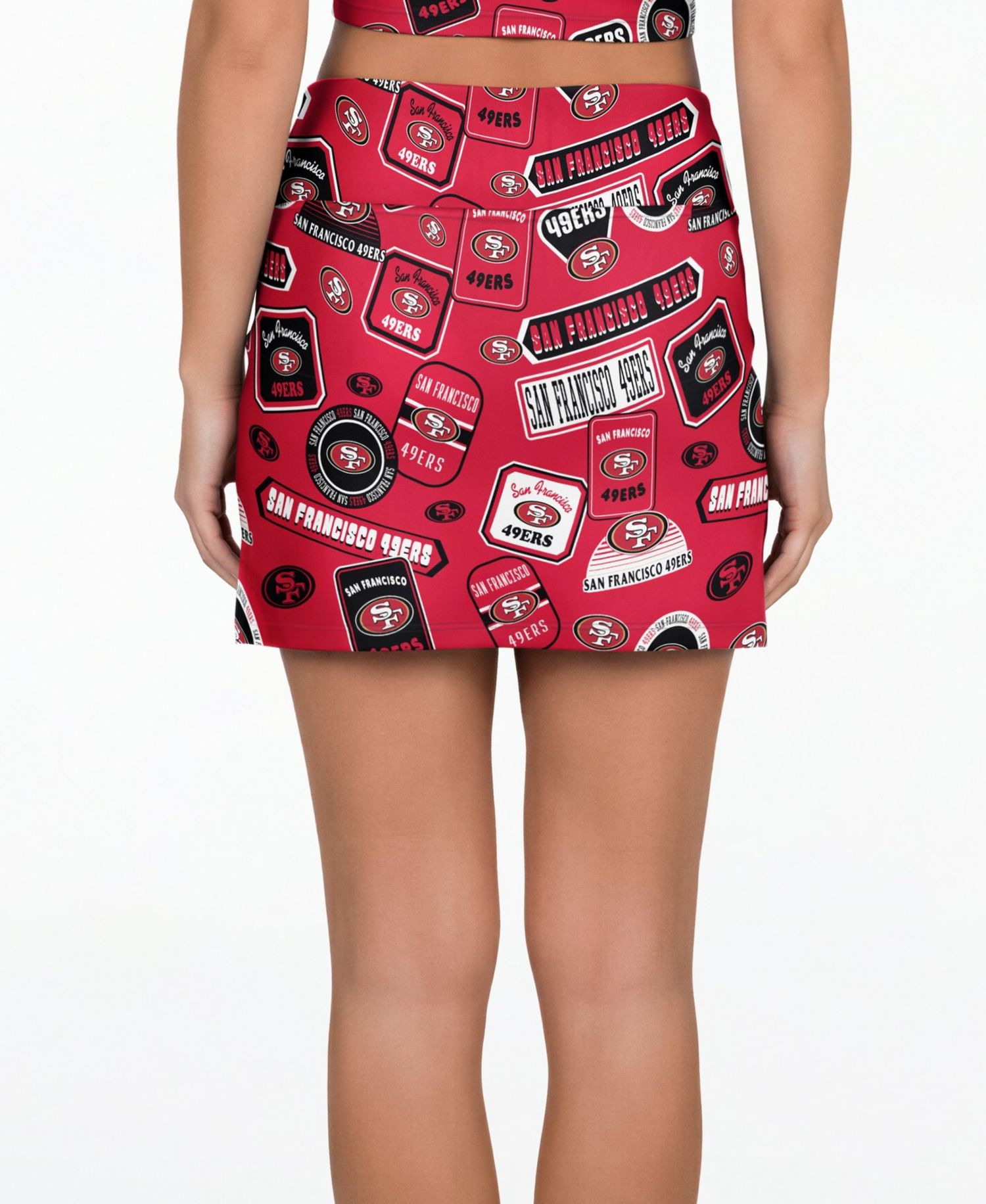 Women's Scarlet San Francisco 49ers Grady Sleep Skort