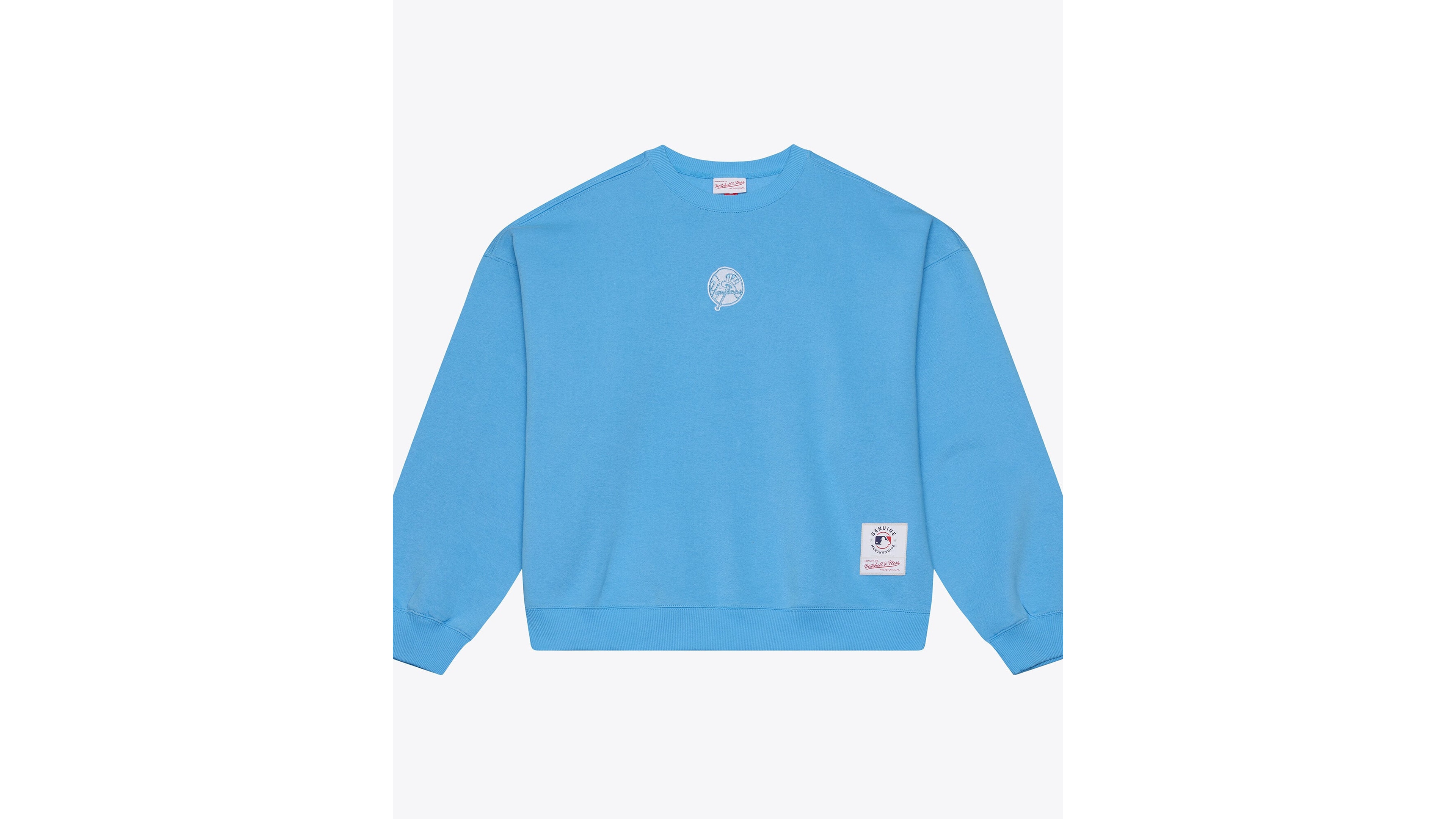 Mitchell & Ness Men's New York Yankees Insignia Fleece Pullover Crewneck Sweatshirt