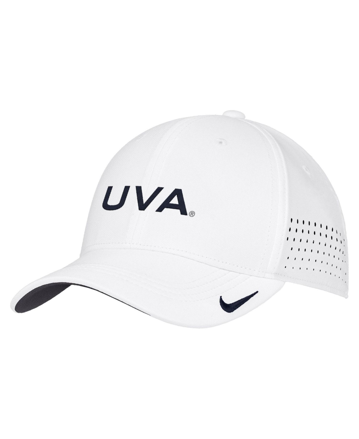 Men's White Virginia Cavaliers 2026 On-Field AeroBill Swoosh Flex Dri-FIT Hat