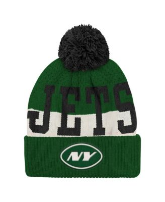 Big Boys and Girls New York Jets Modern Fan Cuffed Pom Knit Hat