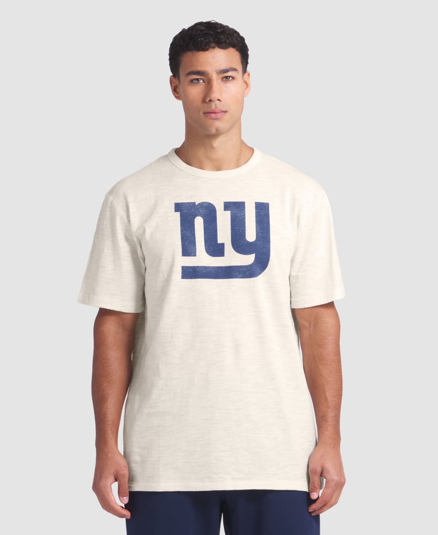 Men's New York Giants Slub Distressed T-Shirt