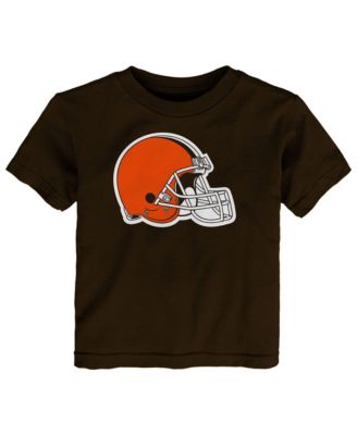 Baby Boys' and Girls' Cleveland Browns Crewneck Screen-Print Graphics T-Shirt