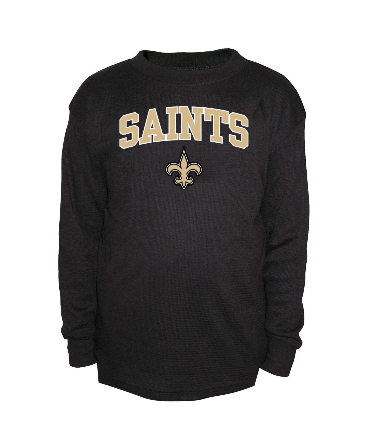 Men's Big & Tall New Orleans Saints Long-Sleeve Waffle-Knit T-Shirt