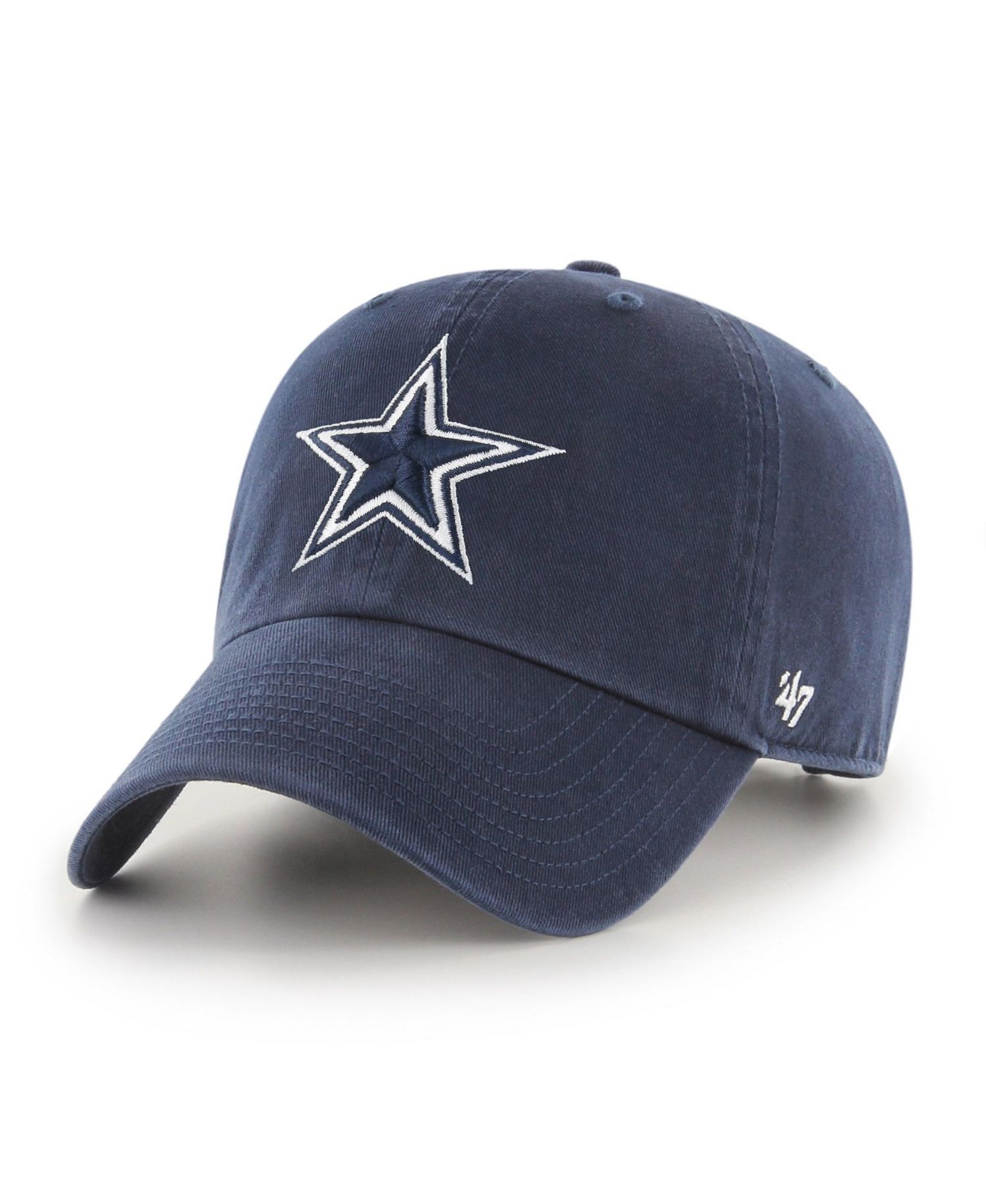 Boys and Girls Clean Up Dallas Cowboys Low-Crown Curved-Bill Adjustable Hat