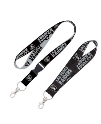 2-Pack Las Vegas Raiders Lanyard with Detachable Buckle Key Strap Set
