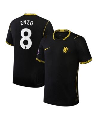 Men's Enzo Fernández Black Chelsea 2026/27 Away Match Authentic Jersey