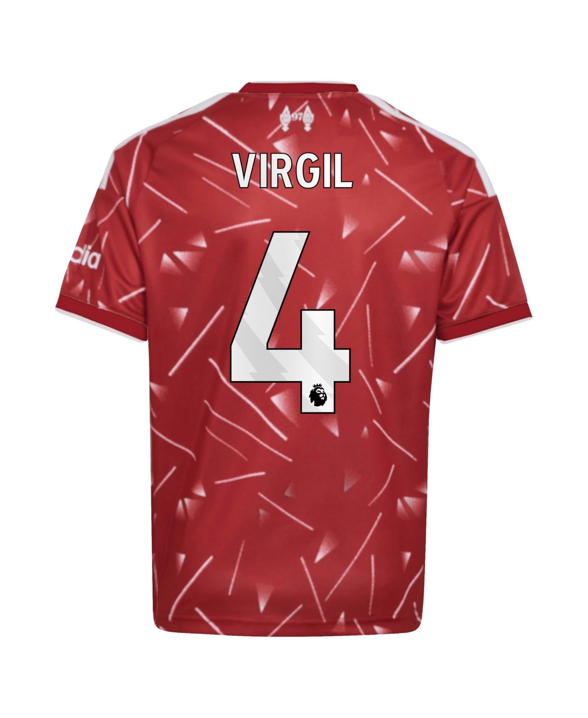 Adidas Big Boys and Girls Virgil van Dijk Red Liverpool 2026/27 Home Replica Jersey