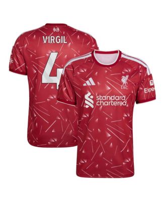 Men's Virgil Van Dijk Liverpool 2026/27 Home Replica Geometric-Print Jersey