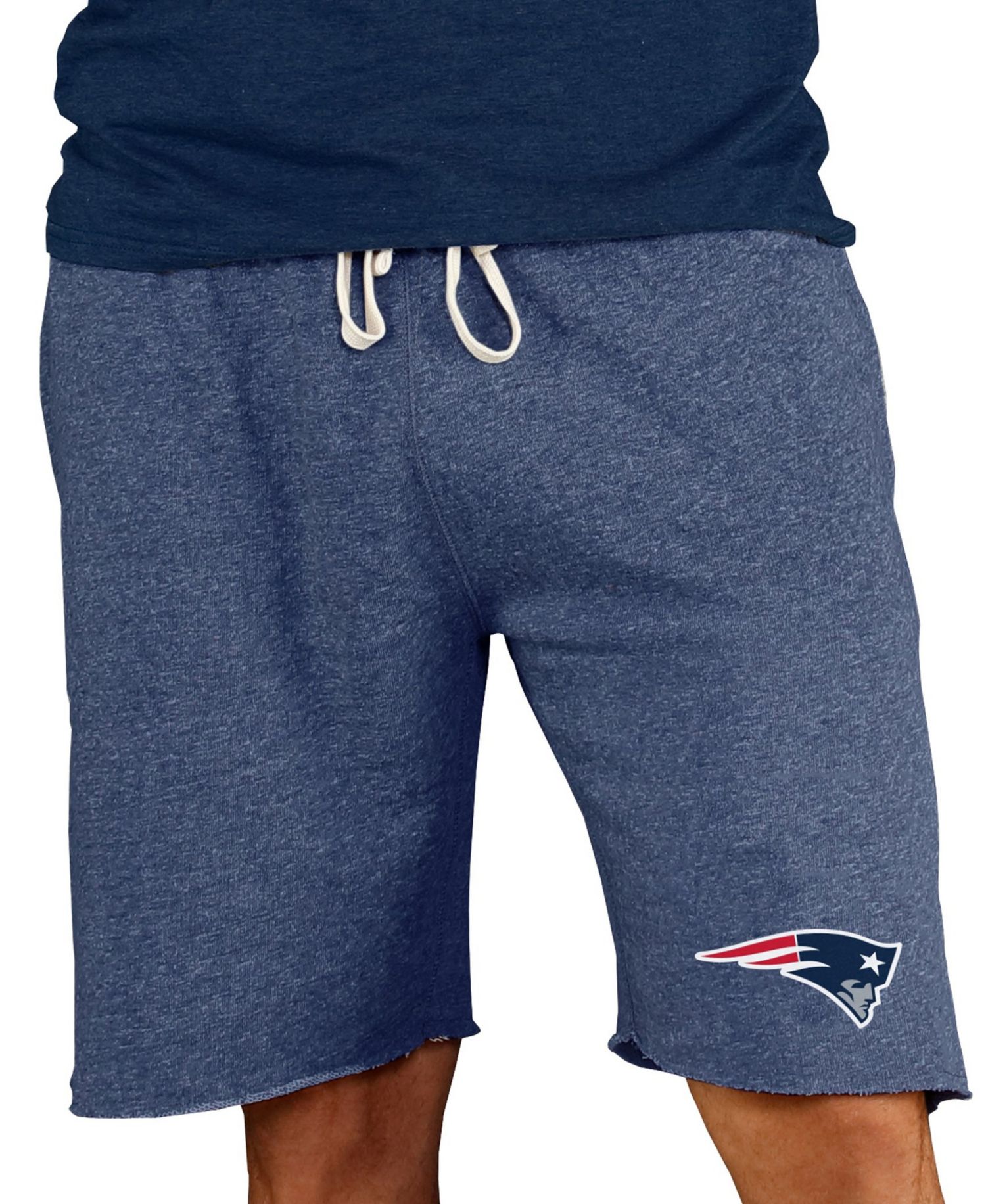 Men's New England Patriots Mainstream Heathered Terry Shorts, 9" Inseam