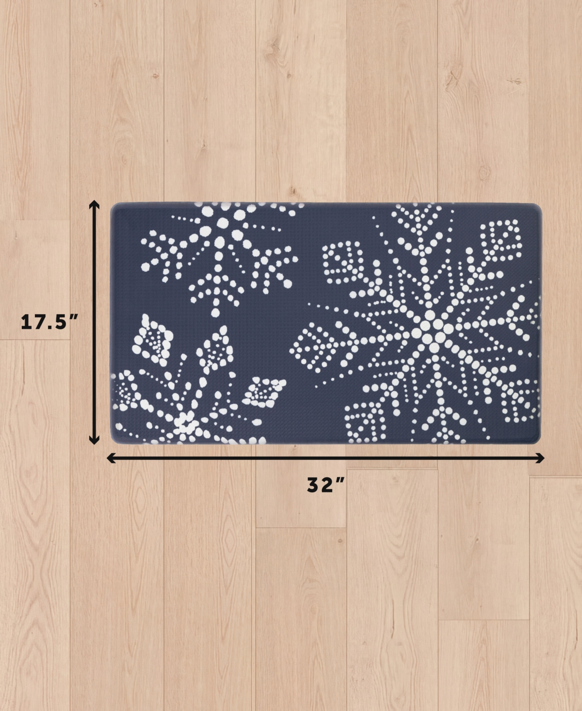 Eddie Bauer Snowflakes Non-Slip Kitchen Mat
