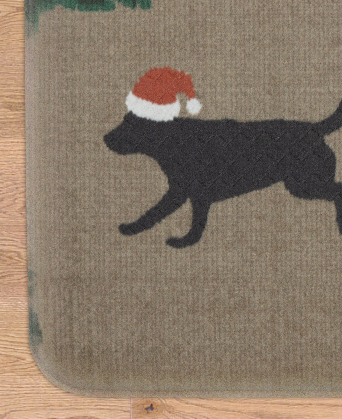 Eddie Bauer Dogs and Christmas Trees Non-Slip Kitchen Mat