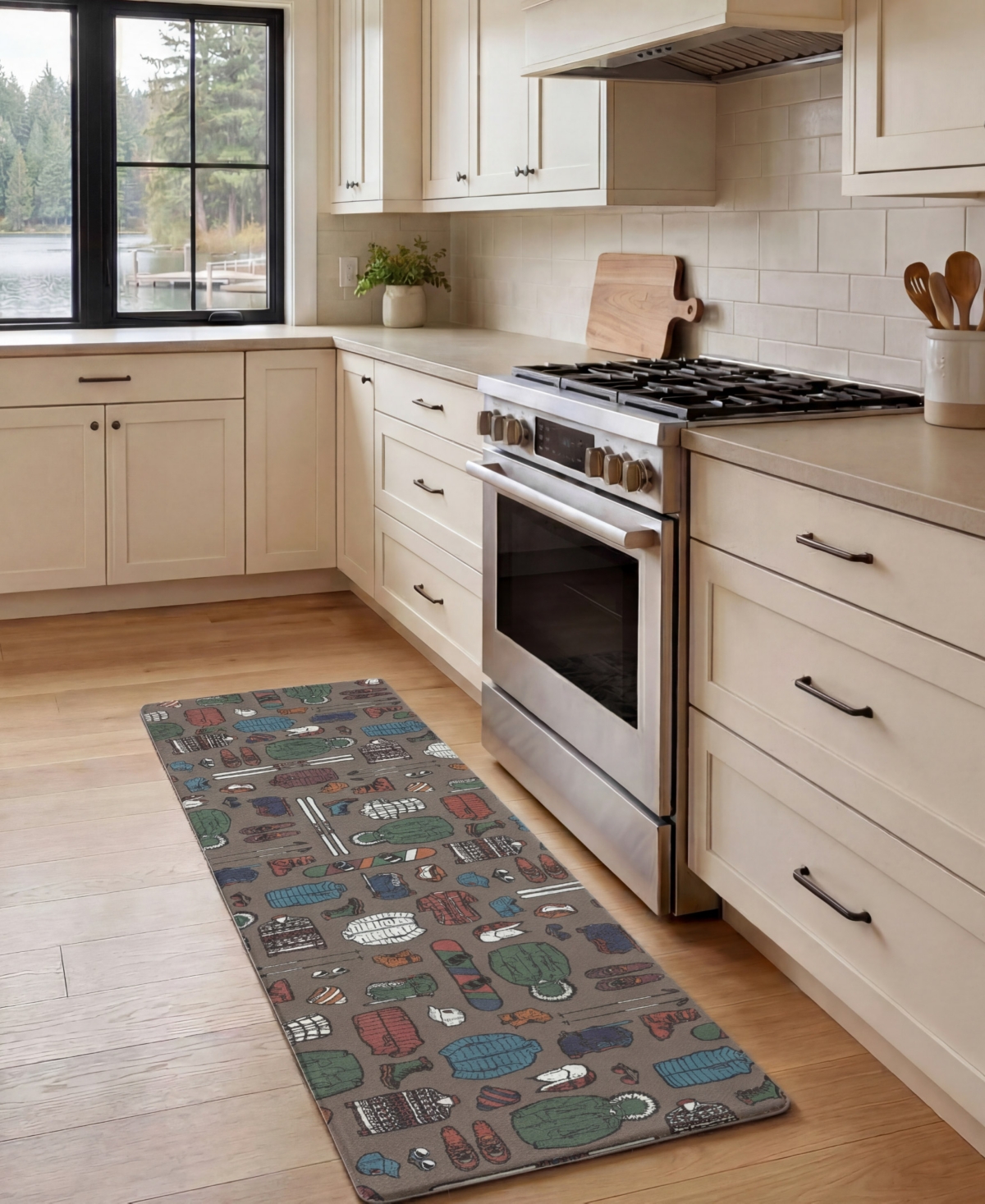 Eddie Bauer Winter Sportswear Non-Slip Kitchen Mat