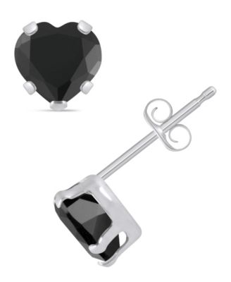 Amethyst (3/4 ct. t.w.) Stud Earrings in 10k White Gold (Also available in Black Onyx, Citrine, Garnet, Peridot, Blue Topaz, and Pink Topaz) 