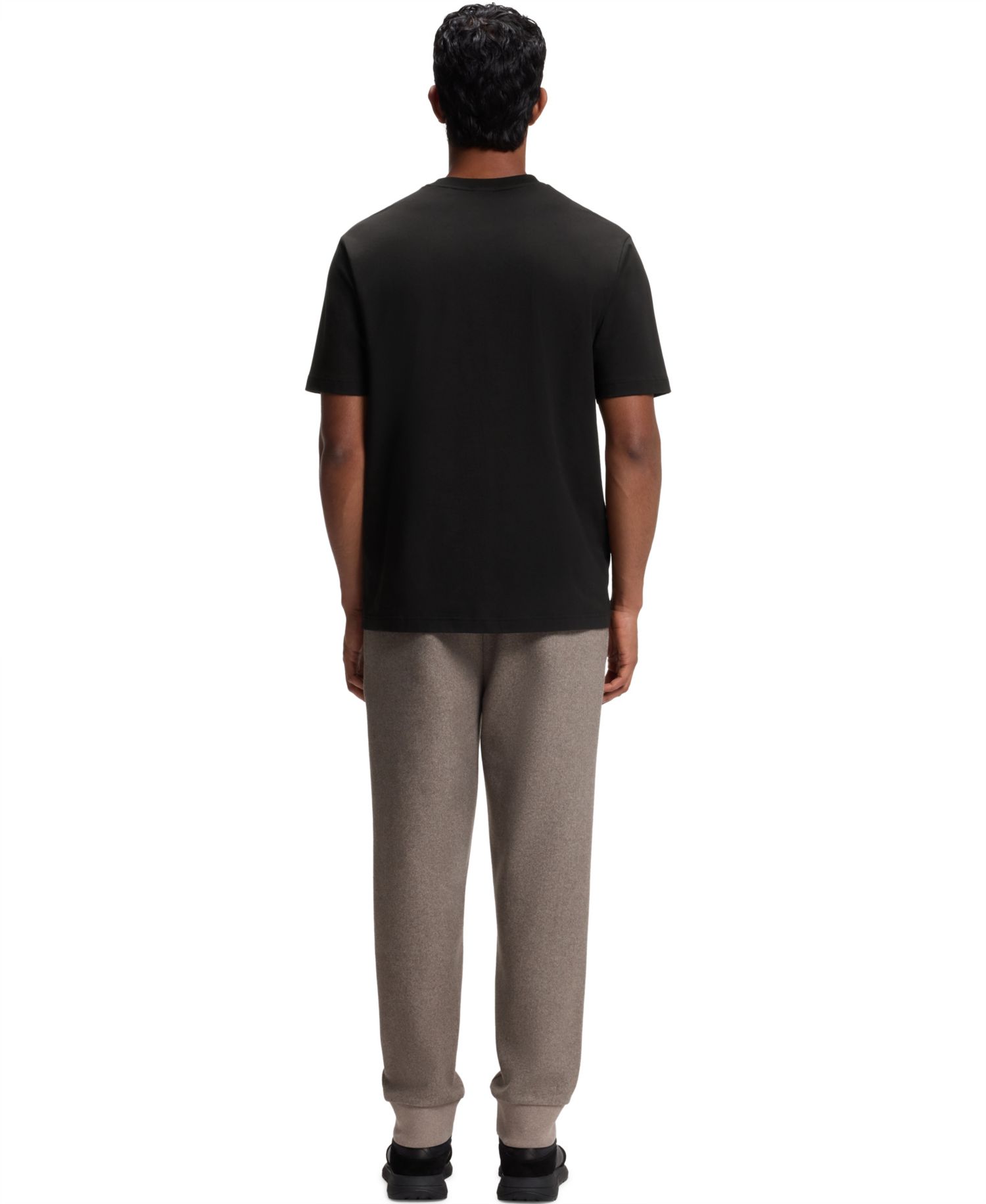 Men's Crewneck Short-Sleeve Stretch Cotton-Blend T-Shirt