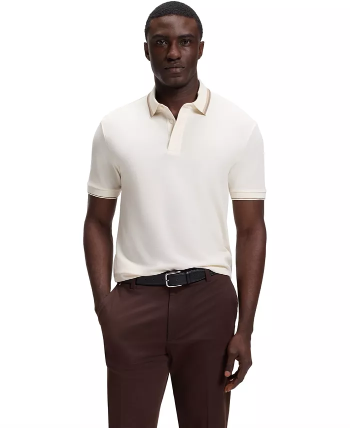 Men's Cotton Piqu&eacute; Regular-Fit Polo Shirt