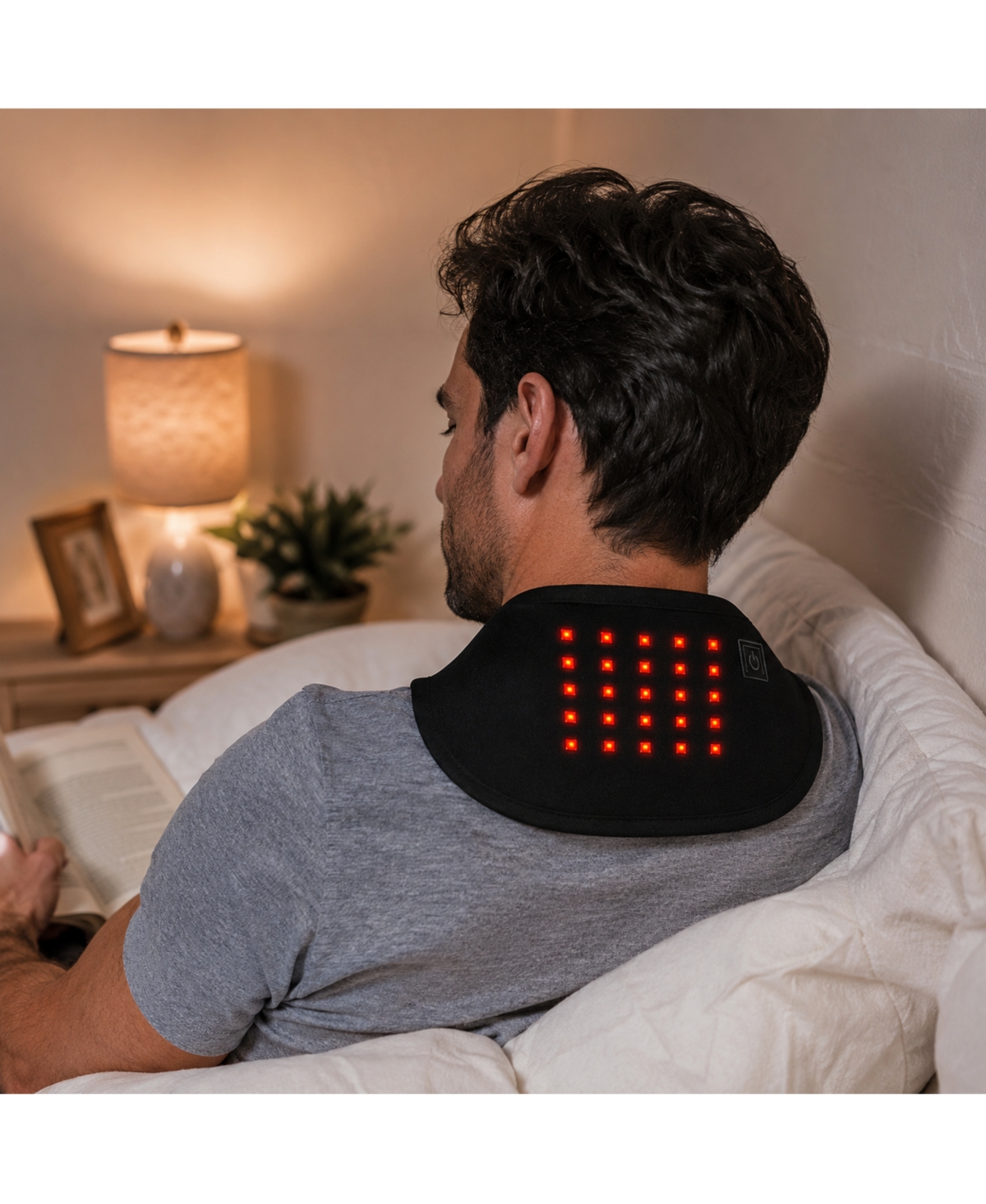 Pursonic Therapy Bundle for Joint & Muscle Relief, Neck Wrap & Knee Pad Set