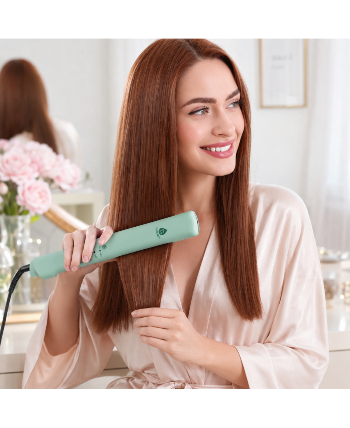Pursonic Usb Rechargeable Cordless Styling Duo – Hair Straightener & Curling Iron Bundle