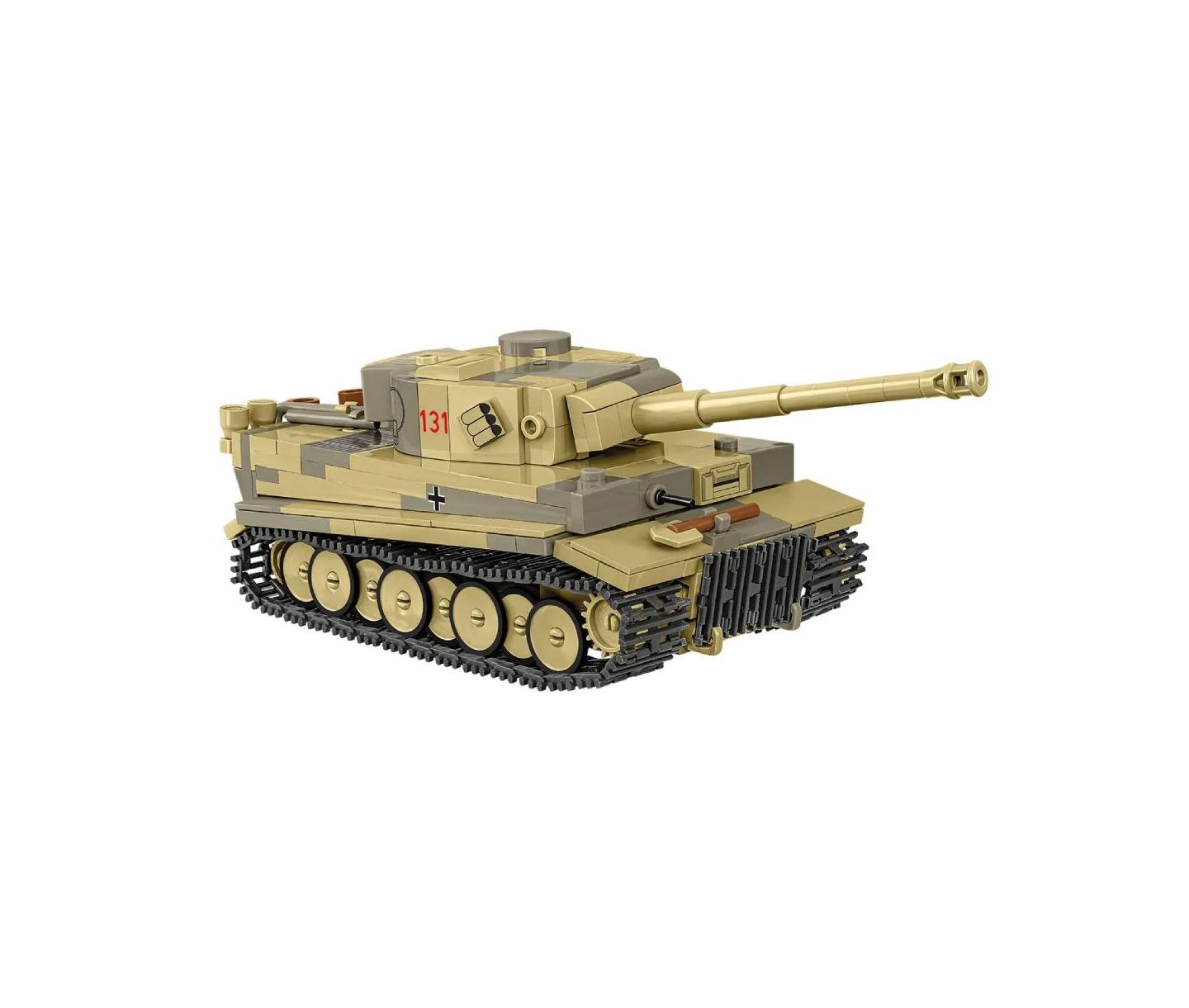 Детские майки COBI Historical Collection Wwii Panzer VI Tiger 1 no. 131 Tank, 442 pieces — фото 3