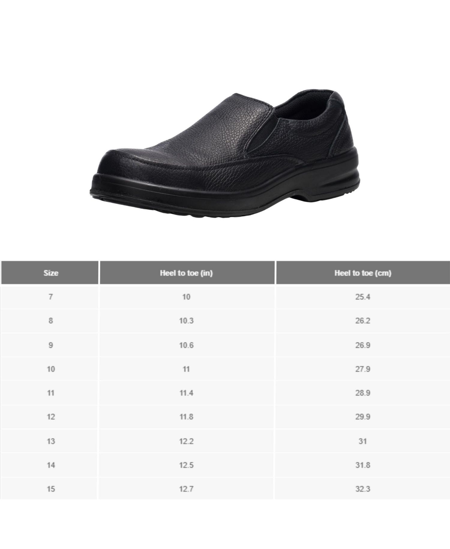Men's Arbete Work Shoes | Slip Resistant Genuine Leather | Non Slip Loafers | All Day Comfort | Easy Slip On