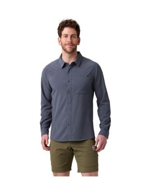 Men's Slickrock Long Sleeve Button Up Jersey Mountain Bike Jerseys Long Sleeve