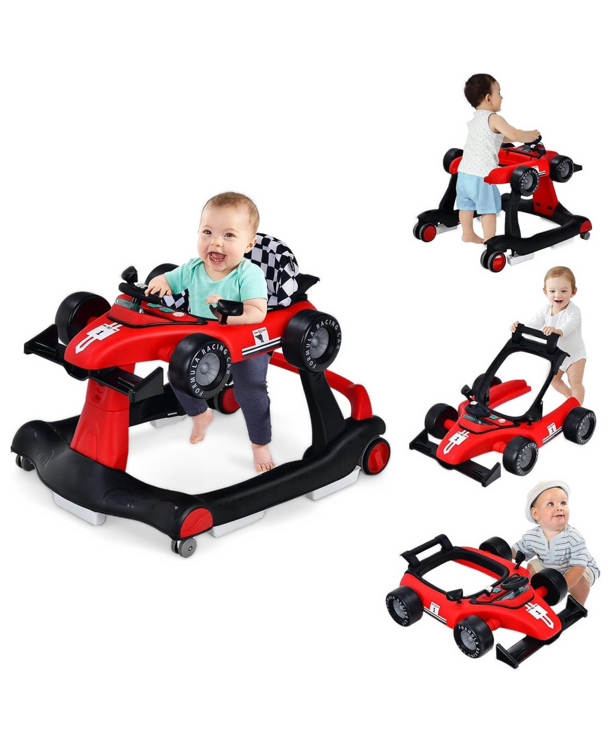 Volenca Baby 4-in-1 Adjustable-Height Push Walker
