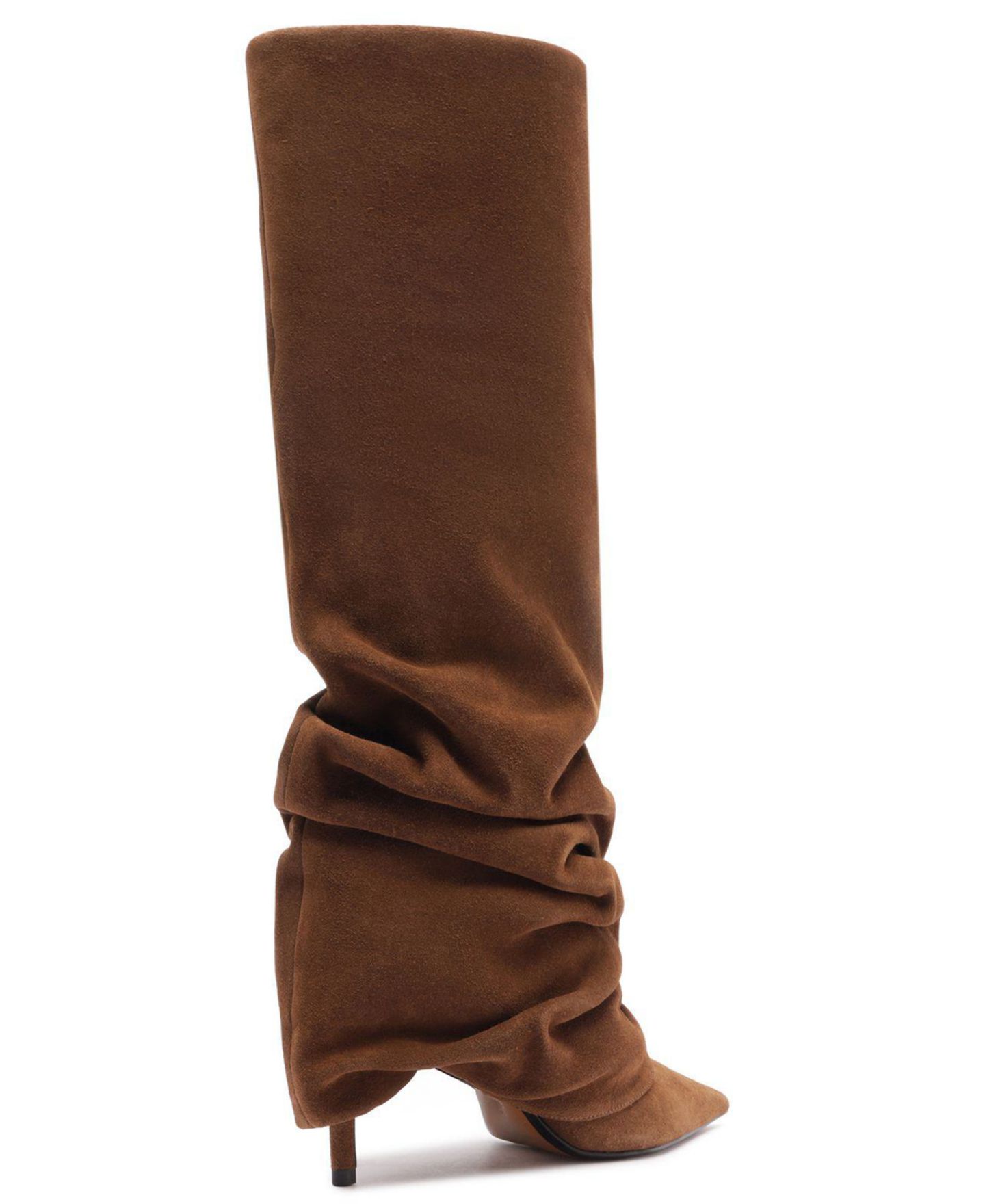 Женские ботинки Schutz Mikki Up Cloak Pointed Toe Dress Boots, цвет: Пекан коричневый — фото 8