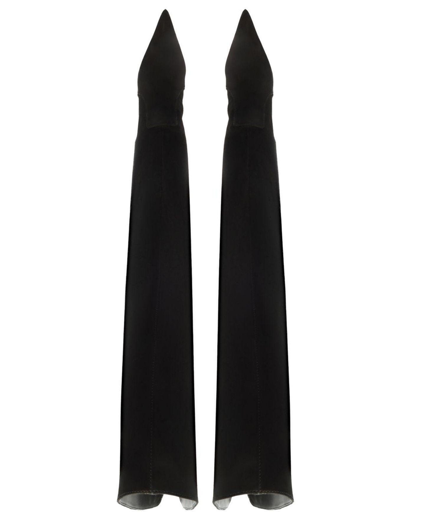 Женские ботинки Schutz Mikki Over The Knee Pointed Toe, цвет: Чёрный — фото 10