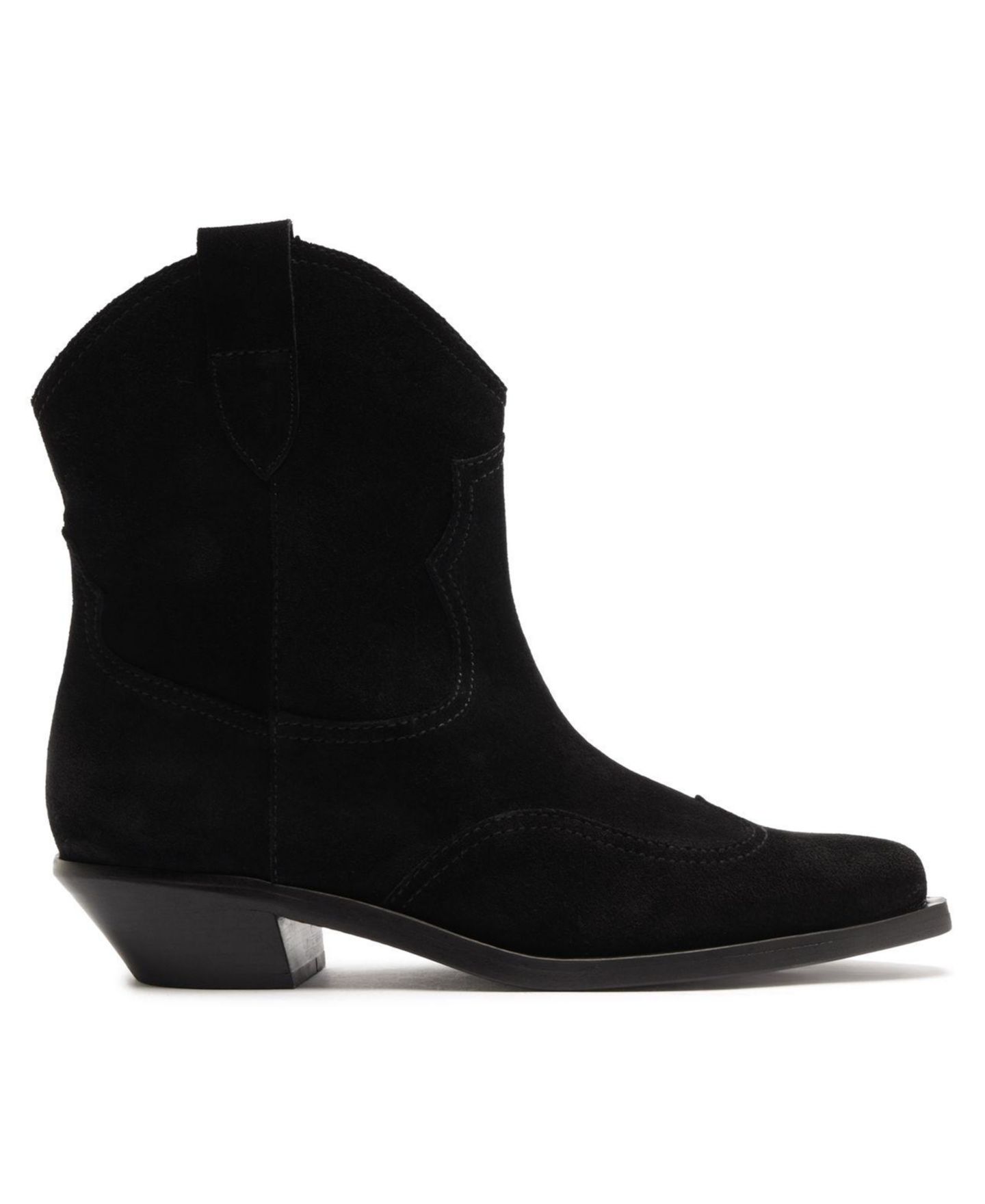 Женские ботинки Schutz Nash Block Heel Booties, цвет: Чёрный — фото 2