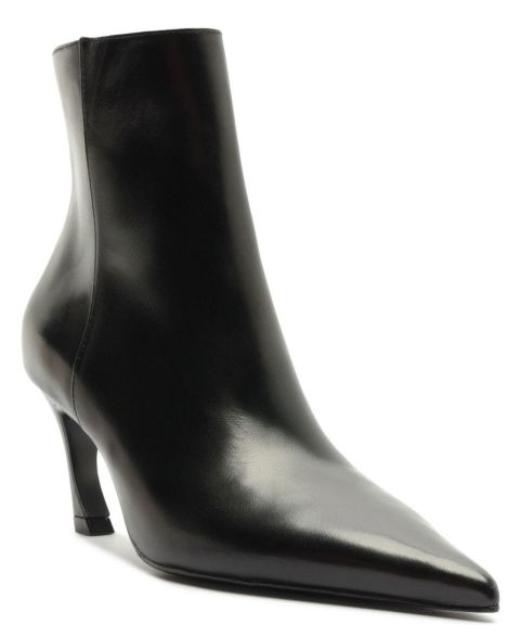 Женские ботинки Schutz Lexi Pointed Toe Dress Booties, цвет: Чёрный
