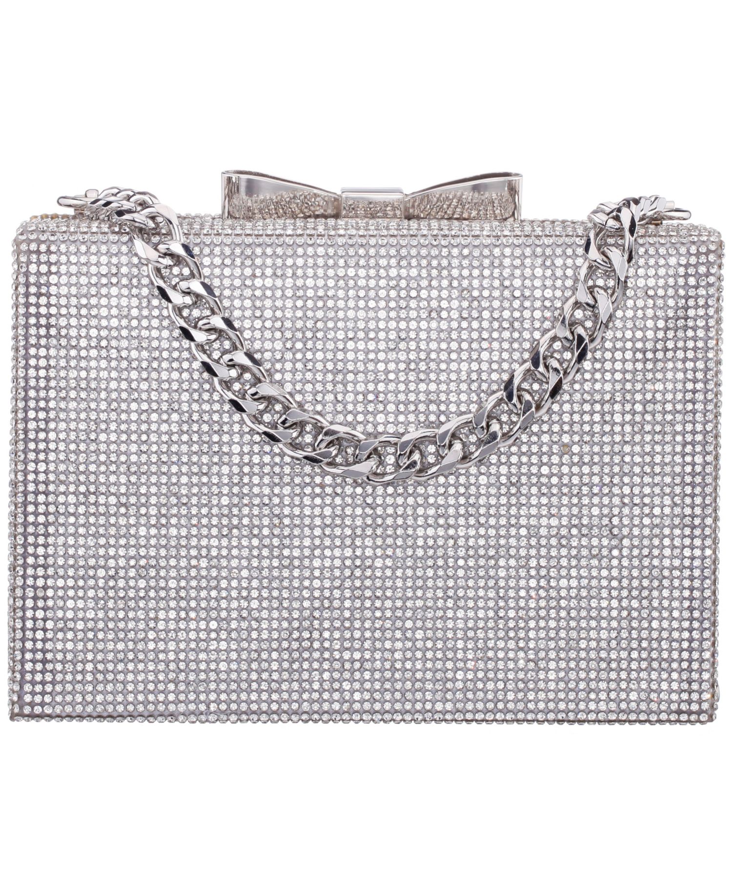 Regalo All Over Crystal Box Mini Clutch Handbag