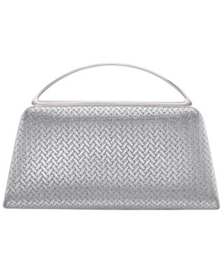 Genesis Metallic Woven Small Handle Clutch Handbag