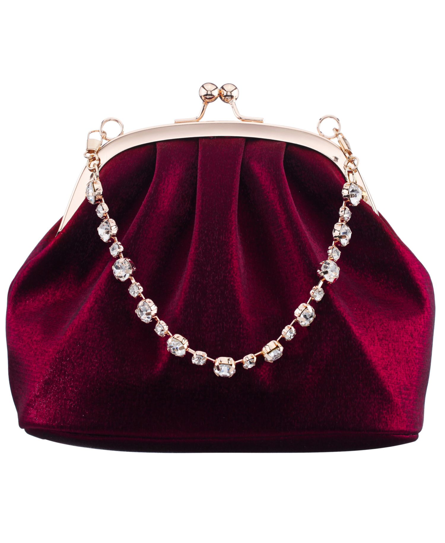 Maura Crystal Vintage Style Mini Frame Handbag