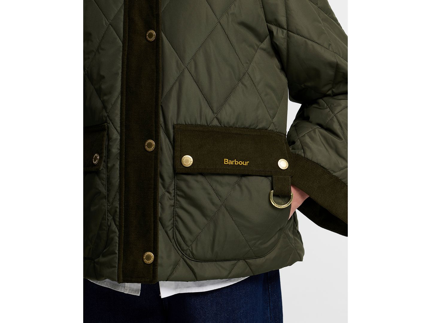 Женская куртка Barbour Kilnwick Quilted, цвет: Теневой — фото 5