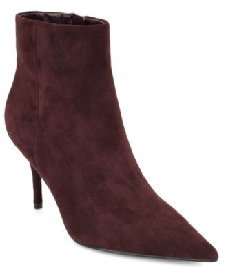Women's Myrah Suede Pointed Toe Dress Booties