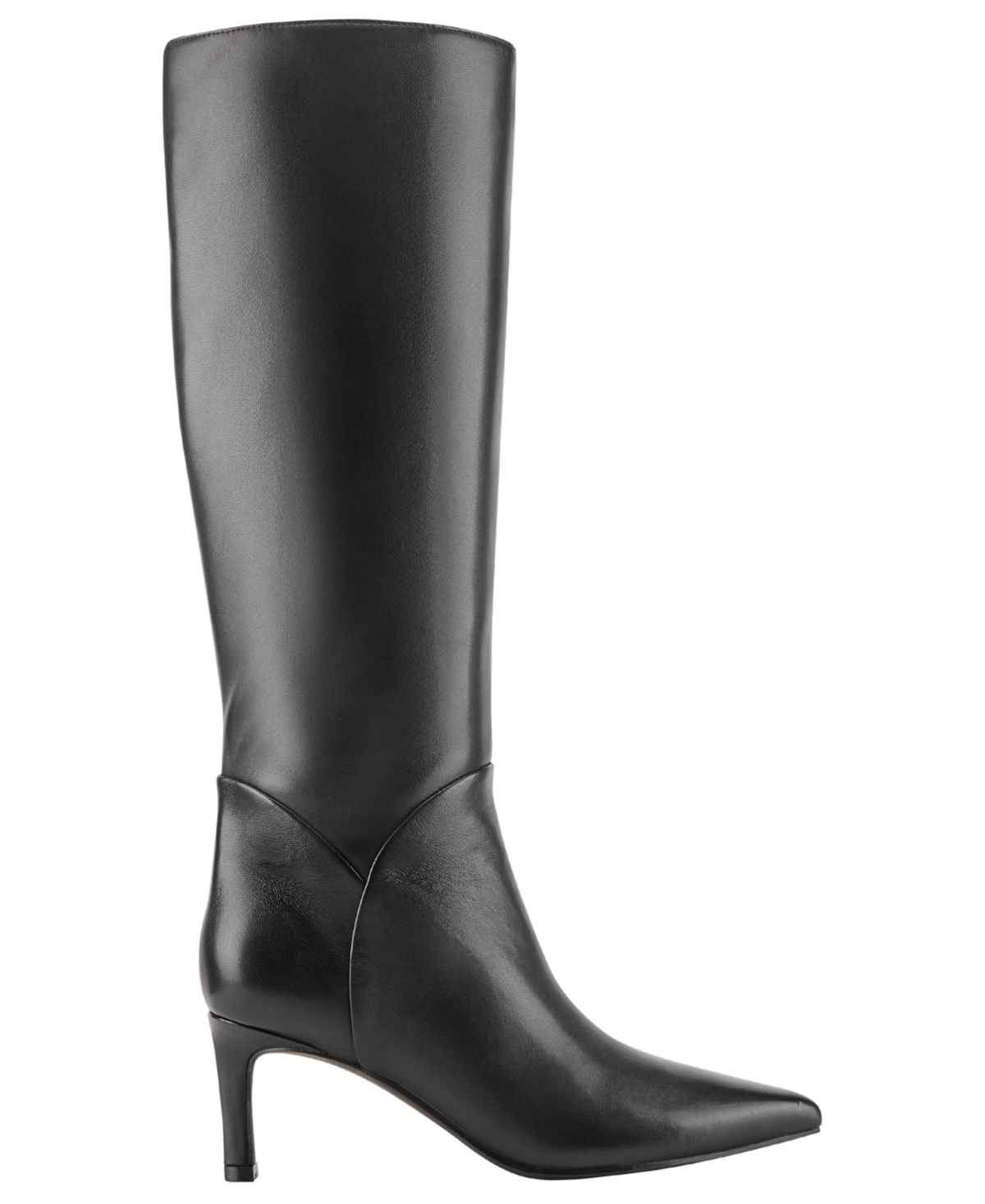 Marc Fisher Women's Lorne Pointed Toe Kitten Heel Dress Boots