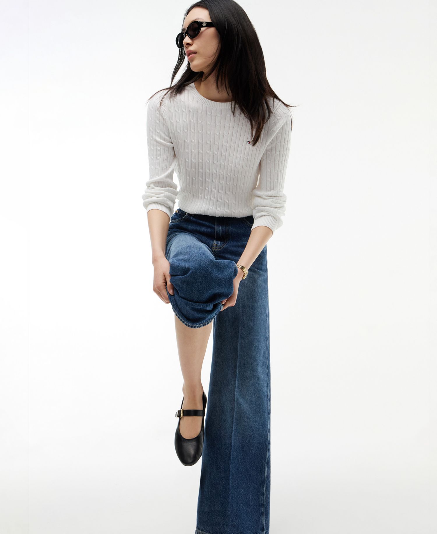 Women's Indie High-Rise Wide-Leg Jeans